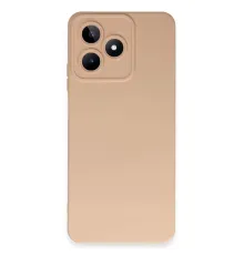 Realme C53 Kılıf Nano içi Kadife Silikon - Pudra