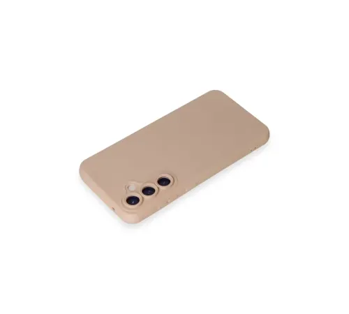 Samsung Galaxy S23 FE Kılıf Nano içi Kadife Silikon - Pudra