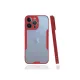 Apple iPhone 13 Pro Kılıf Platin Silikon - Kırmızı