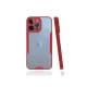 Apple iPhone 13 Pro Kılıf Platin Silikon - Kırmızı