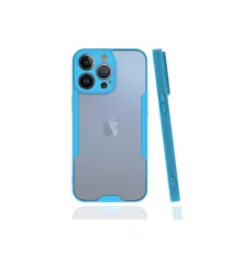 Apple iPhone 13 Pro Kılıf Platin Silikon - Mavi