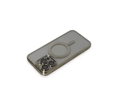 Apple iPhone 14 Pro Max Kılıf Kross Magneticsafe Kapak - Titan Gri
