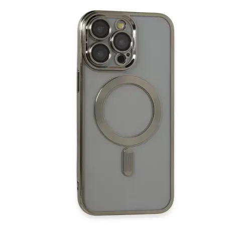 Apple iPhone 14 Pro Max Kılıf Kross Magneticsafe Kapak - Titan Gri