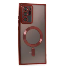 Samsung Galaxy Note 20 Ultra Kılıf Kross Magneticsafe Kapak - Kırmızı