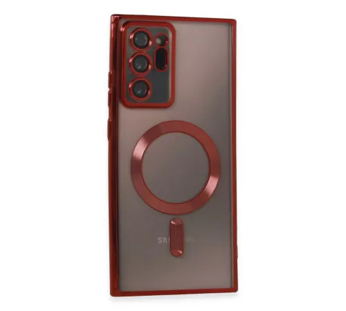 Samsung Galaxy Note 20 Ultra Kılıf Kross Magneticsafe Kapak - Kırmızı