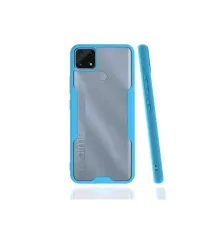 Realme C25 Kılıf Platin Silikon - Mavi
