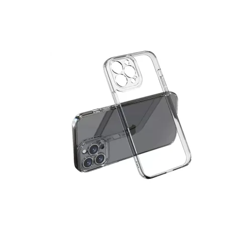 Apple iPhone 13 Pro Max Kılıf Lüx Şeffaf Silikon
