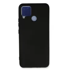 Realme C15 Kılıf Nano içi Kadife Silikon - Siyah