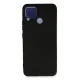 Realme C15 Kılıf Nano içi Kadife Silikon - Siyah