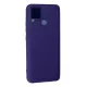 Realme C15 Kılıf Nano içi Kadife Silikon - Mor