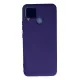 Realme C15 Kılıf Nano içi Kadife Silikon - Mor
