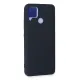 Realme C15 Kılıf Nano içi Kadife Silikon - Lacivert