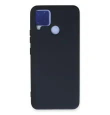 Realme C15 Kılıf Nano içi Kadife Silikon - Lacivert