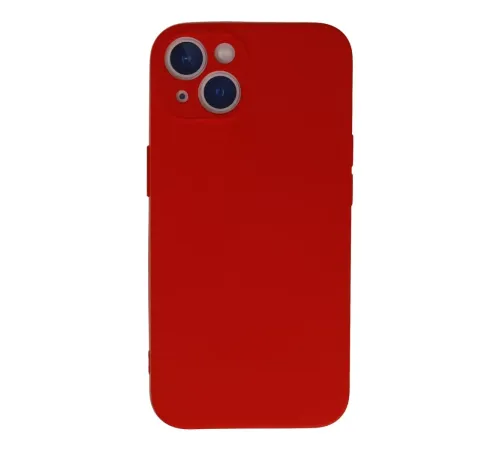 Apple iPhone 13 Mini Kılıf Nano içi Kadife Silikon - Kırmızı