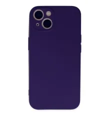 Apple iPhone 13 Mini Kılıf Nano içi Kadife Silikon - Mor