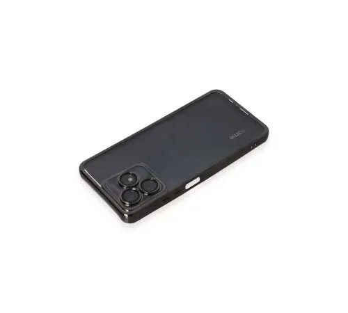 Realme C53 Kılıf Lensli Silikon - Siyah