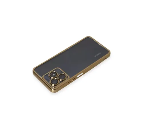 Realme C53 Kılıf Lensli Silikon - Gold