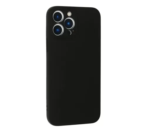 Apple iPhone 13 Pro Kılıf Nano içi Kadife Silikon - Siyah