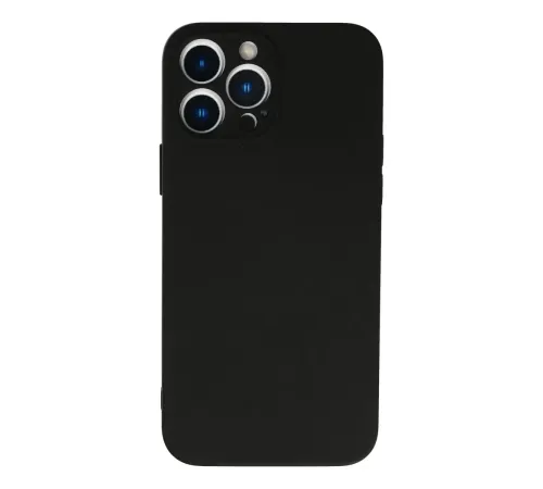 Apple iPhone 13 Pro Kılıf Nano içi Kadife Silikon - Siyah