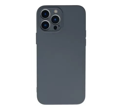 Apple iPhone 13 Pro Kılıf Nano içi Kadife Silikon - Gri