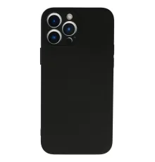 Apple iPhone 13 Pro Max Kılıf Nano içi Kadife Silikon - Siyah