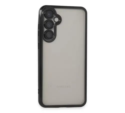 Samsung Galaxy S23 FE Kılıf Lensli Silikon - Siyah