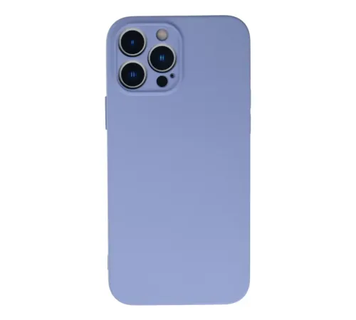 Apple iPhone 13 Pro Max Kılıf Nano içi Kadife Silikon - Lila