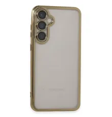 Samsung Galaxy S23 FE Kılıf Lensli Silikon - Gold