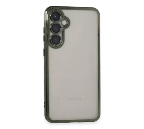 Samsung Galaxy S23 FE Kılıf Lensli Silikon - Yeşil