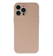 Apple iPhone 13 Pro Max Kılıf Nano içi Kadife Silikon - Pudra