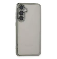 Samsung Galaxy S23 FE Kılıf Lensli Silikon - Gümüş