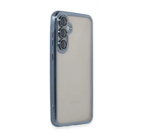 Samsung Galaxy S23 FE Kılıf Lensli Silikon - Açık Mavi