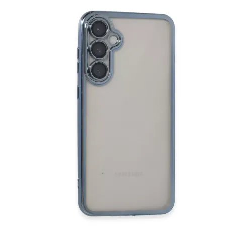 Samsung Galaxy S23 FE Kılıf Lensli Silikon - Açık Mavi