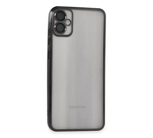 Samsung Galaxy A05 Kılıf Lensli Silikon - Siyah