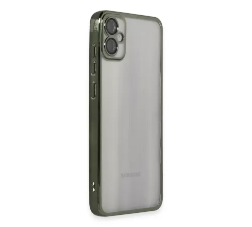 Samsung Galaxy A05 Kılıf Lensli Silikon - Yeşil