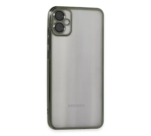 Samsung Galaxy A05 Kılıf Lensli Silikon - Yeşil