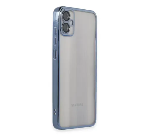Samsung Galaxy A05 Kılıf Lensli Silikon - Lacivert