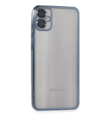 Samsung Galaxy A05 Kılıf Lensli Silikon - Lacivert