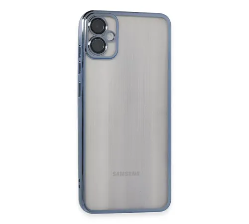 Samsung Galaxy A05 Kılıf Lensli Silikon - Lacivert