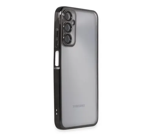 Samsung Galaxy A05S Kılıf Lensli Silikon - Siyah