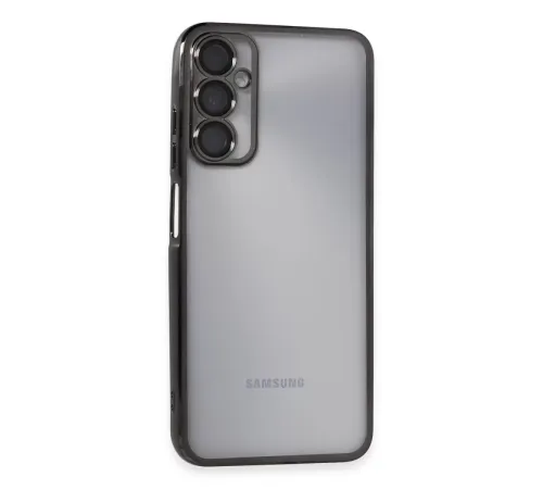 Samsung Galaxy A05S Kılıf Lensli Silikon - Siyah