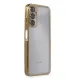 Samsung Galaxy A05S Kılıf Lensli Silikon - Gold