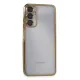 Samsung Galaxy A05S Kılıf Lensli Silikon - Gold