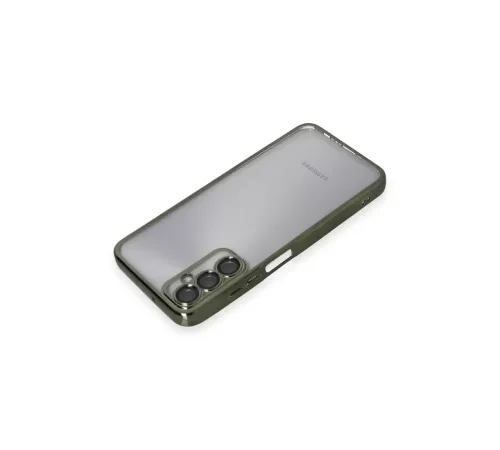 Samsung Galaxy A05S Kılıf Lensli Silikon - Yeşil