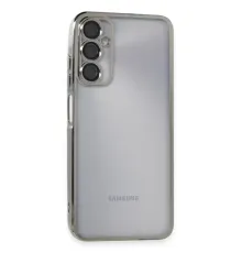 Samsung Galaxy A05S Kılıf Lensli Silikon - Gümüş