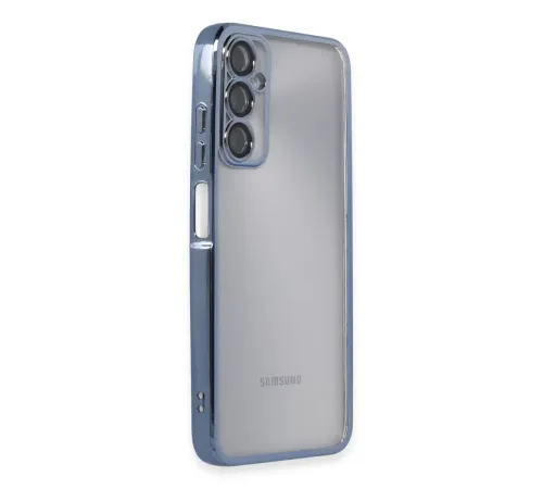 Samsung Galaxy A05S Kılıf Lensli Silikon - Açık Mavi