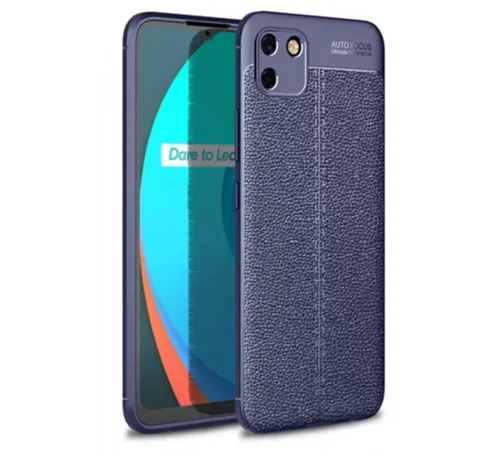 Realme C11 Kılıf Auto Focus Kapak - Lacivert