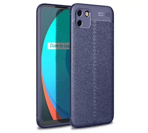 Realme C11 Kılıf Auto Focus Kapak - Lacivert