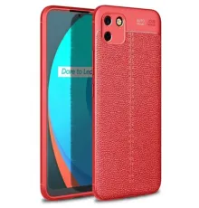Realme C11 Kılıf Auto Focus Kapak - Kırmızı