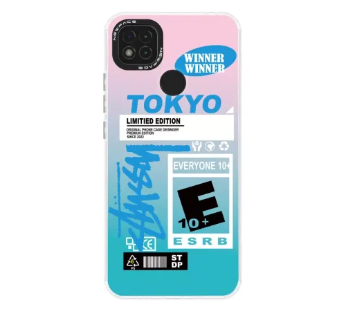Xiaomi Redmi 9C Kılıf Estoril Desenli Kapak - Estoril - 1